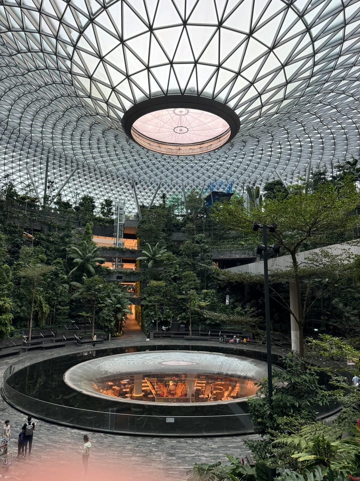 The Vortex at the Jewel in the Singapore Changi Airport